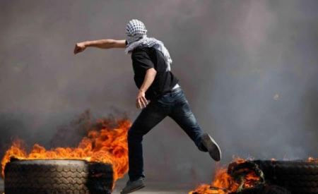 مواجهات مع الاحتلال في بلدة برقين