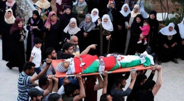 تشييع الشهيد جبريل اللدعة في أريحا