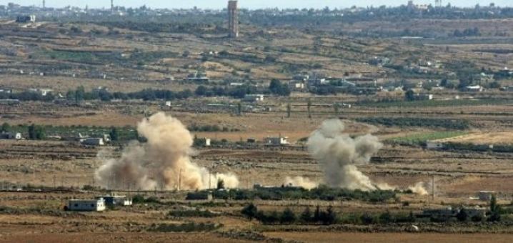 سقوط عدة قذائف في الجولان .. واسرائيل ترد بالقصف