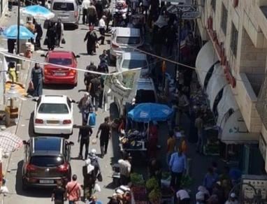 تجار يناشدون بإزالة تجاوزات البسطات في بيت لحم