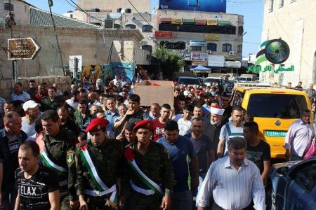 جنين: موكب جنائزي في وداع شهيد الأمن الوطني أحمد عتيق