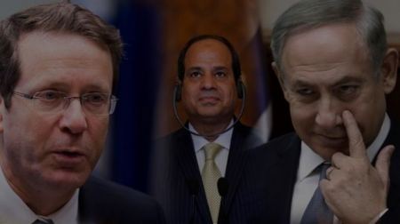 في ساعات الليل.. هآرتس: نتنياهو وهيرتسوغ التقيا السيسي سرّاً في القاهرة