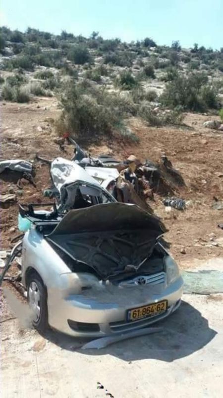 وفيات في حادث سير على طريق الجامعه العربيه الامريكيه -جنين 