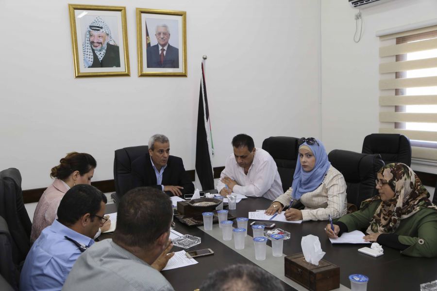  قلقيلية : الاجتماع الدوري للجنة السير