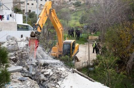 الاحتلال يجرف 4 دونمات ويقتلع 30 شجرة زيتون غرب بيت لحم