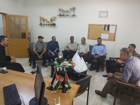  بلدية وشرطة الزبابدة وفتح يتفقدون قاعات الثانوية العامة