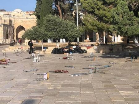 'الأوقاف' تندد بانتهاك حرمة الأقصى في رمضان