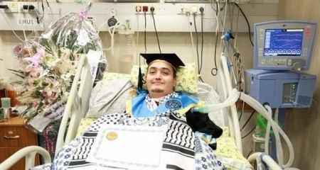  غزة:وفاة رمز الصمود والتحدي “البحيصي” بعد يوم من تخرجه من الجامعة
