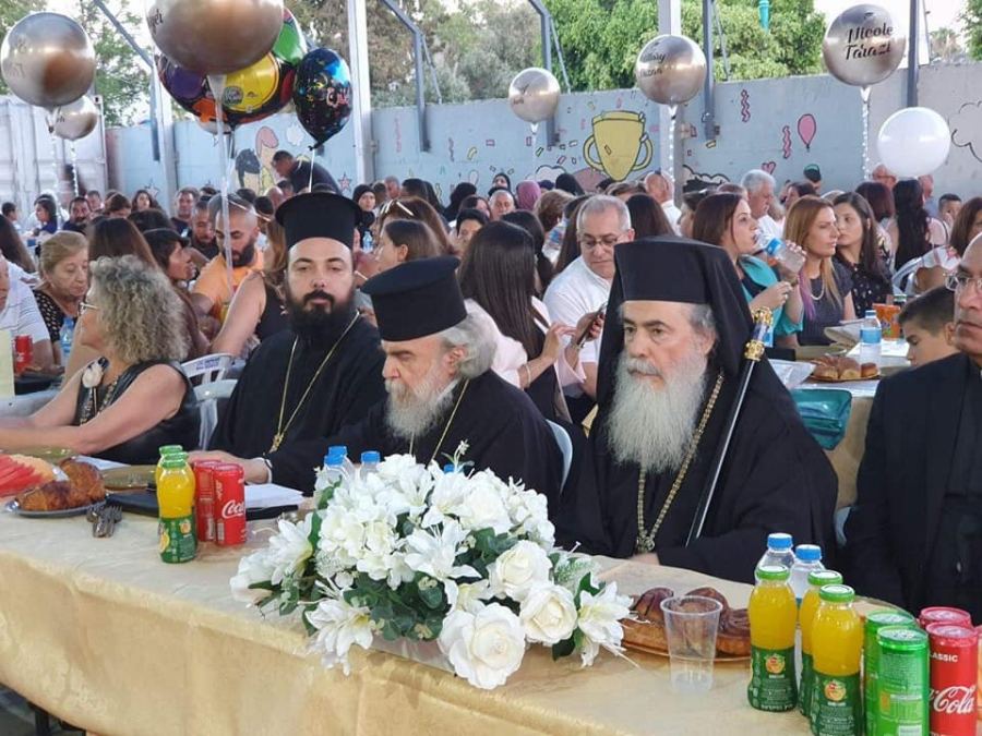 غبطة البطريرك ثيوفيلوس الثالث يترأس مراسم تخريج طلبة المدرسة الارثوذكسية في الرملة