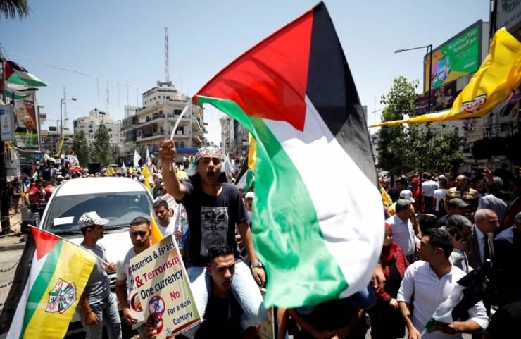 تظاهرات في الوطن ضد ورشة البحرين وصفقة القرن