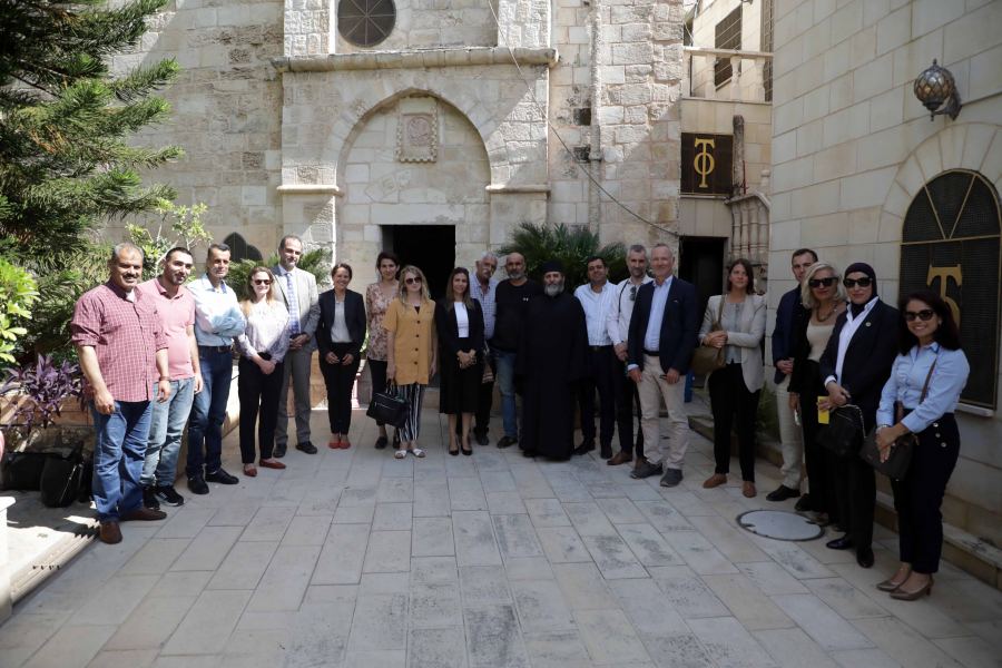 الجامعة العربية الأمريكية تستقبل وفدا دبلوماسيا 