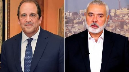 هنية ووزير المخابرات المصرية يبحثان مسار المفاوضات الجارية لوقف إطلاق النار
