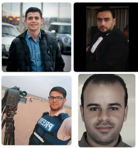 استشهاد 4 صحفيين في قصف الاحتلال ساحة المستشفى المعمداني في غزة