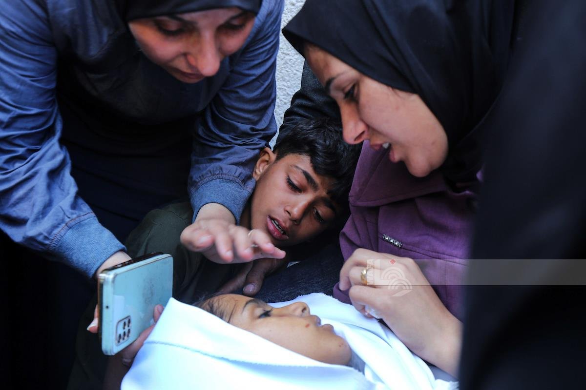 شهيد طفل برصاص الاحتلال غرب خان يونس