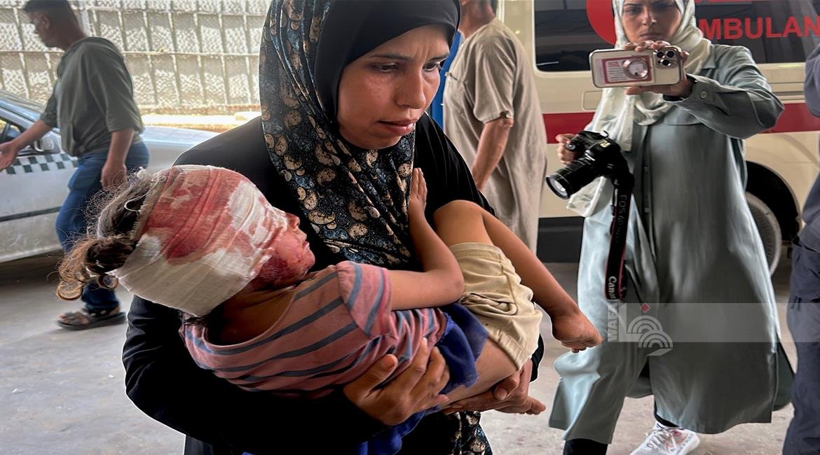 ٩ شهداء بينهم 4 مسعفين في قصف ورصاص الاحتلال في عدة مناطق بقطاع غزة