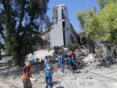 9 شهداء وإصابات في قصف طائرات الاحتلال منازل في مدينة غزة