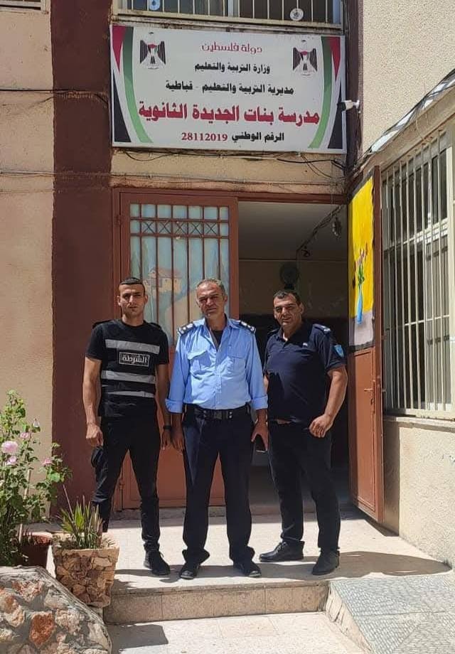 برغم الظروف الاستثنائية والتحديات الأمنية في جنين وطولكرم ، الشرطة تواصل تأمين امتحان الثانوية العامة 