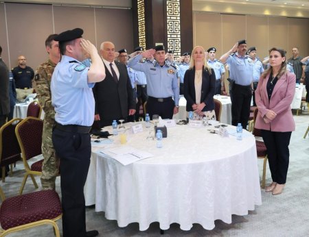 إطلاق مؤتمر المانحين للشرطة الفلسطينية بحضور الوزير هب الريح واللواء السقا ورئيسة بعثة الشرطة الأوروبية