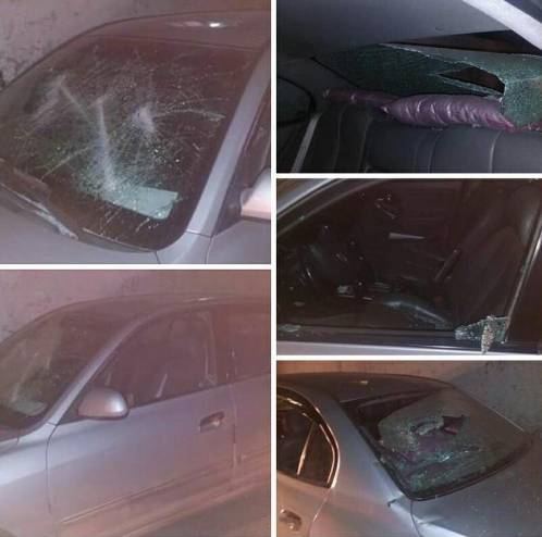 'النقابة' تستنكر اعتداء مجهولين على سيارة صحفي بالخليل