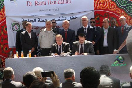 الحمد الله يدشن محطة تحويل الطاقة الكهربائية في الجلمة