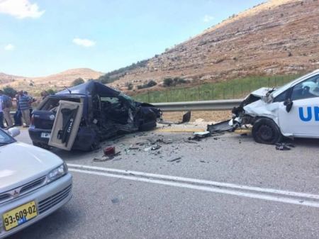 إصابتان إحداها حرجة بحادث سير شمال رام الله