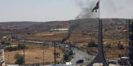 عدد من الاصابات بالرصاص الحي في مواجهات على مدخل البيرة الشمالي