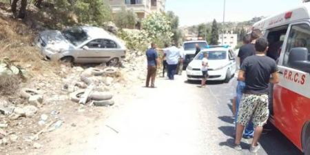 إصابة مواطن من قرية عنزا بحادث سير في جنين