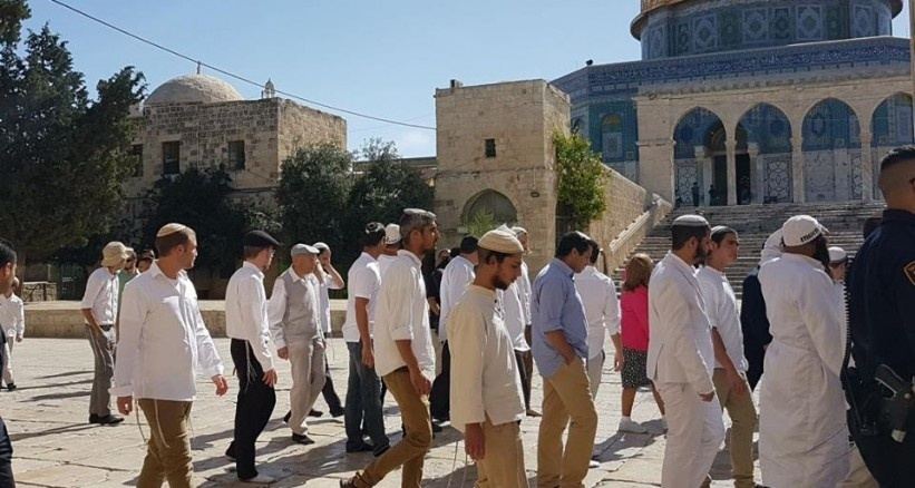 مستوطنون يقتحمون الأقصى وسط غياب المصلين