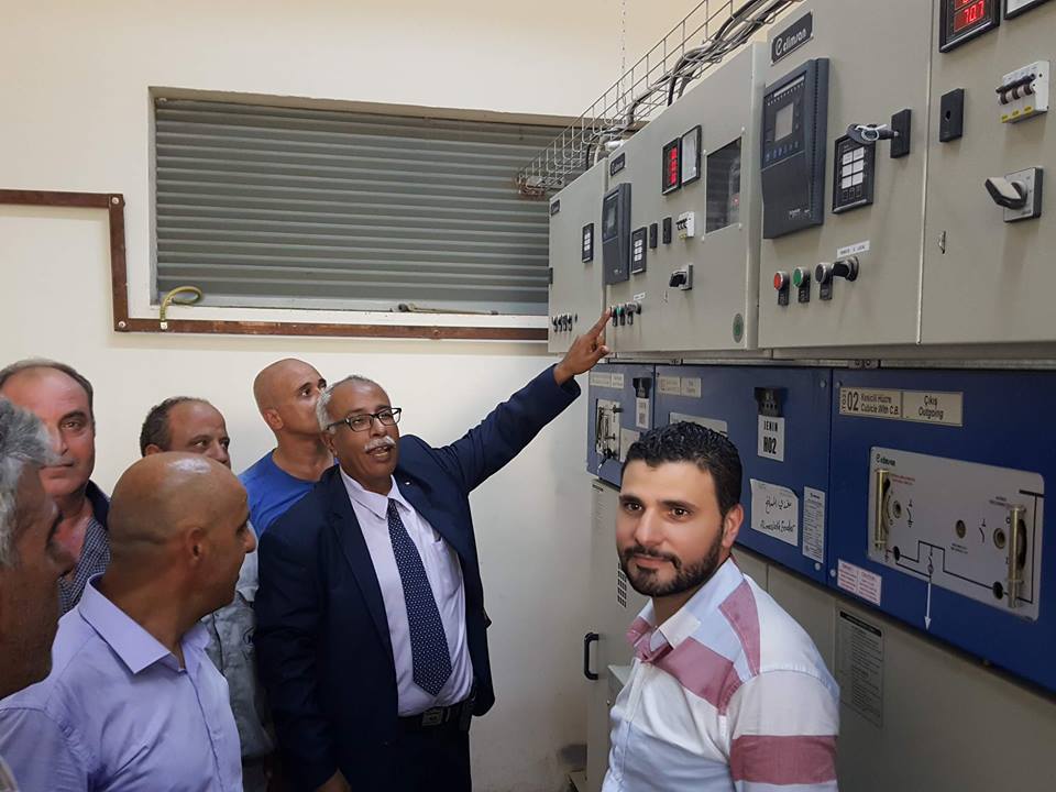 جنين: تزويد اجزاء واسعة من المدينة بالقدرة الكهربائية الجديدة
