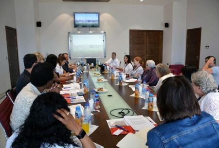 وفد من جامعات ولاية كاليفورنيا يزور الجامعة العربية الامريكية للتعرف عليها