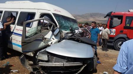 12 إصابة في حادث سير جنوب أريحا