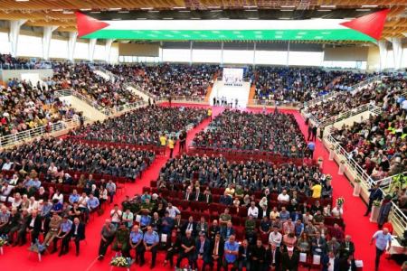 تخريج الفوج الخامس عشر من طلبة الجامعة العربية الامريكية / جنين 