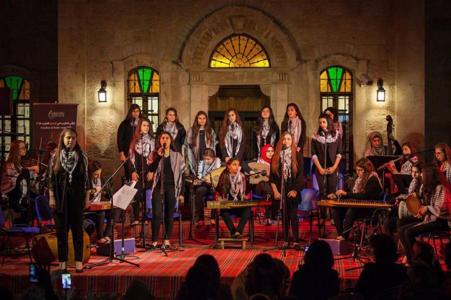 فرقة بنات القدس في مهرجان “وين ع رام الله”