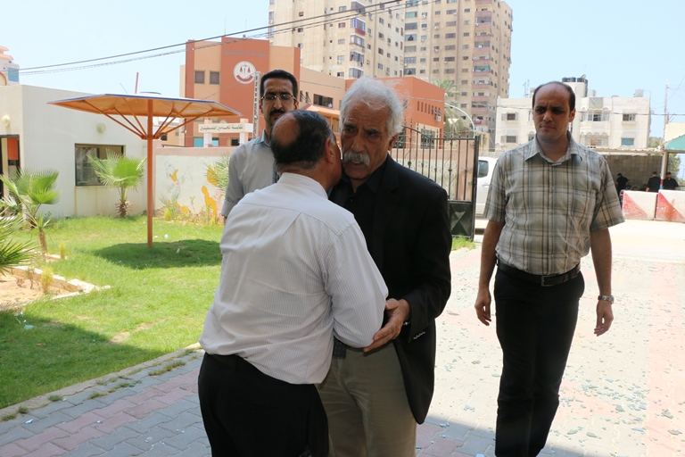 أبو النجا يستنكر قصف الاحتلال لغزة وتدمير المؤسسات الوطنية