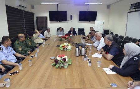  قلقيلية :ورشة عمل حول الزلال والجاهزية لتفادي الكوارث