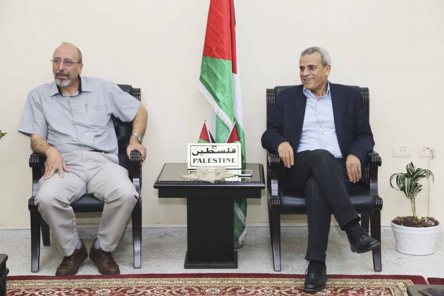 قلقيلية : لقاء يناقش آفاق التعاون والشراكة بين مشفى الوكالة ومشفى المقاصد