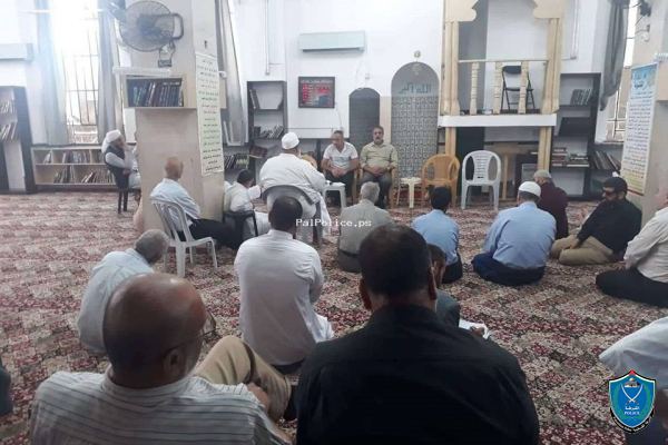 الشرطة تنظم لقاء حول المخدرات لأئمة المساجد في جنين