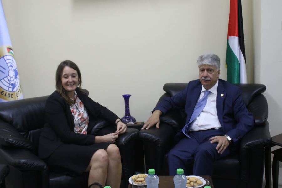 د. مجدلاني والقنصل السويدي يبحثان سبل التعاون المشترك