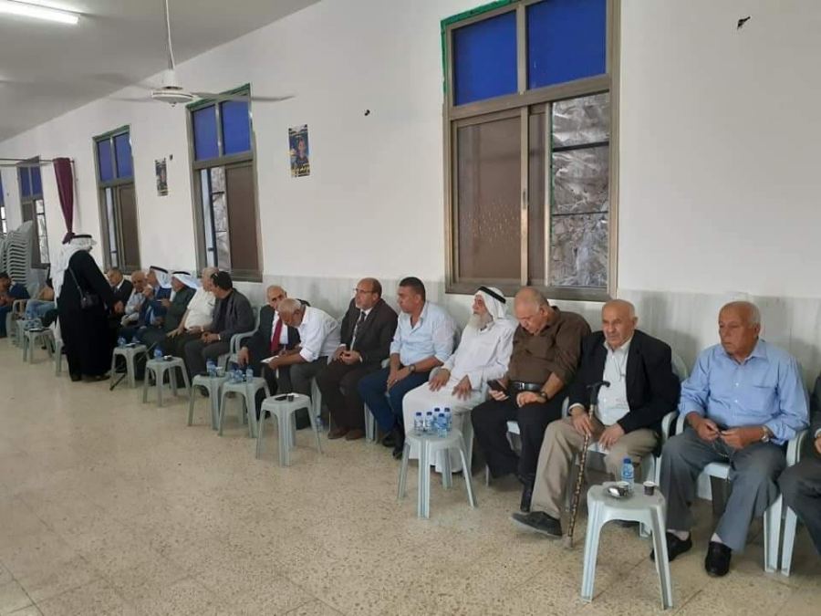 عطوة اعتراف في قرية العطارة على اثر وفاة الطفل رابعة