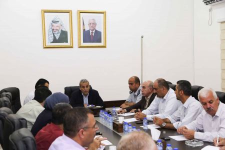 قلقيلية : اجتماع لجنة السلامة العامة