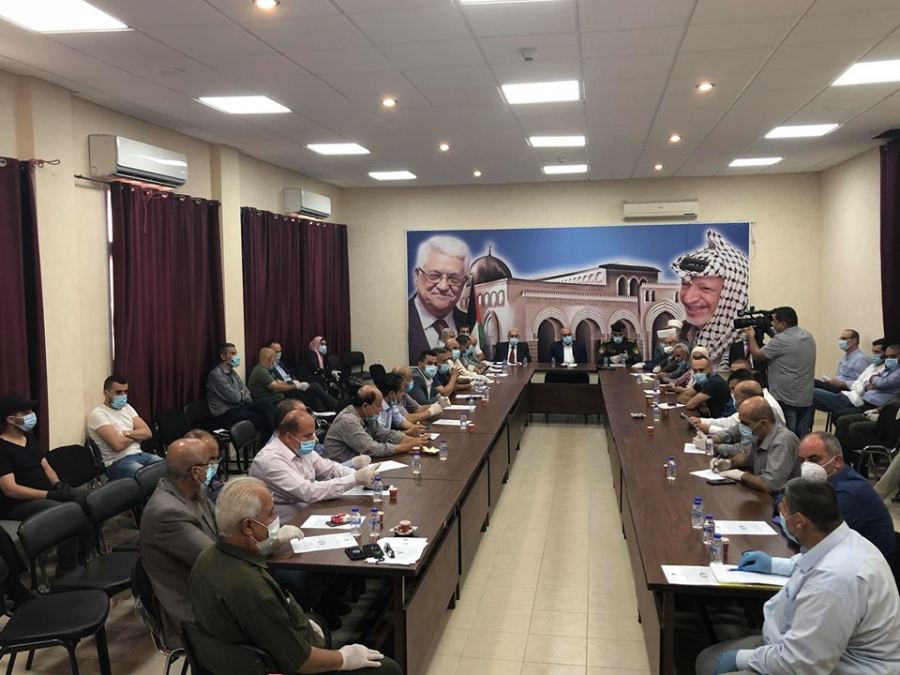  الرجوب يرعى توقيع وثيقة شرف وطنية للتأكيد على التقيد بالبروتوكولات الصحية لمكافحة جائحة كورونا
