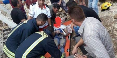 جنين: إصابة عامل نتيجة سقوط أحجار عليه أثناء حفر بئر بمحيط الجامعة الامريكية