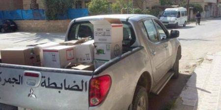 الشرطة والضابطة الجمركية تضبطان كميات ضخمة من المحروقات المغشوشة داخل مصنع في نابلس