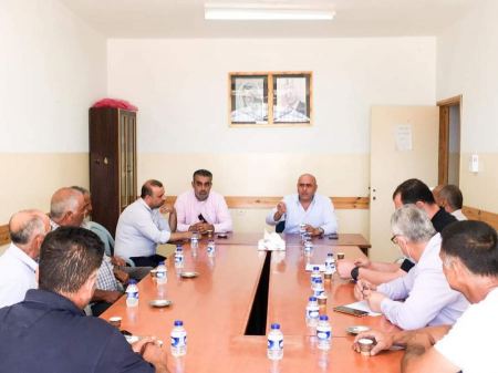 زيارة محافظ جنين لمجلس قروي الرامة