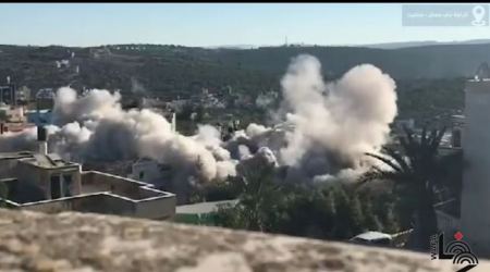 الاحتلال يفجر منزل الأسير يحيى مرعي في بلدة قراوة بني حسان غرب سلفيت