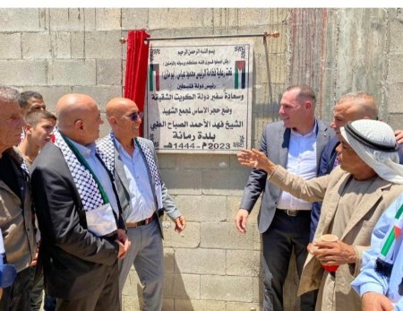 جنين: الرجوب وقطامي يفتتحان النصب التذكاري لشهداء الجيش الكويتي