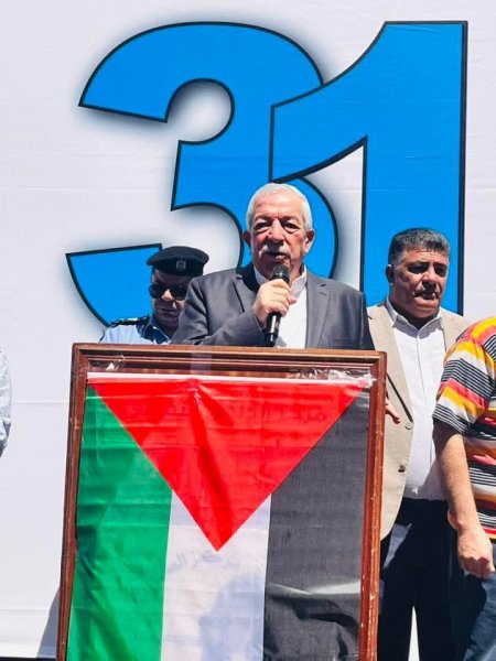 الشرطة تحتفل بعيد الشرطة الفلسطينية 31 بإستعراض شرطي ميداني في نابلس