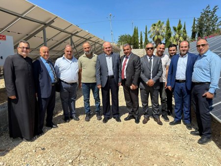 افتتاح مشروع الطاقة الشمسية في بلدة الزبابدة