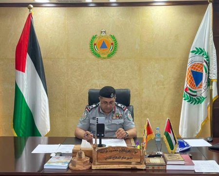 مدير عام الدفاع المدني يشارك في اجتماع حول الحماية المدنية وإدارة مخاطر الكوارث