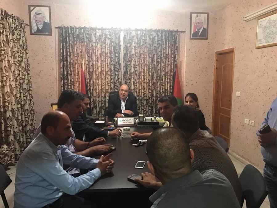 محافظ جنين يبحث التعديات على الأحراش الطبيعية والأراضي الحكومية